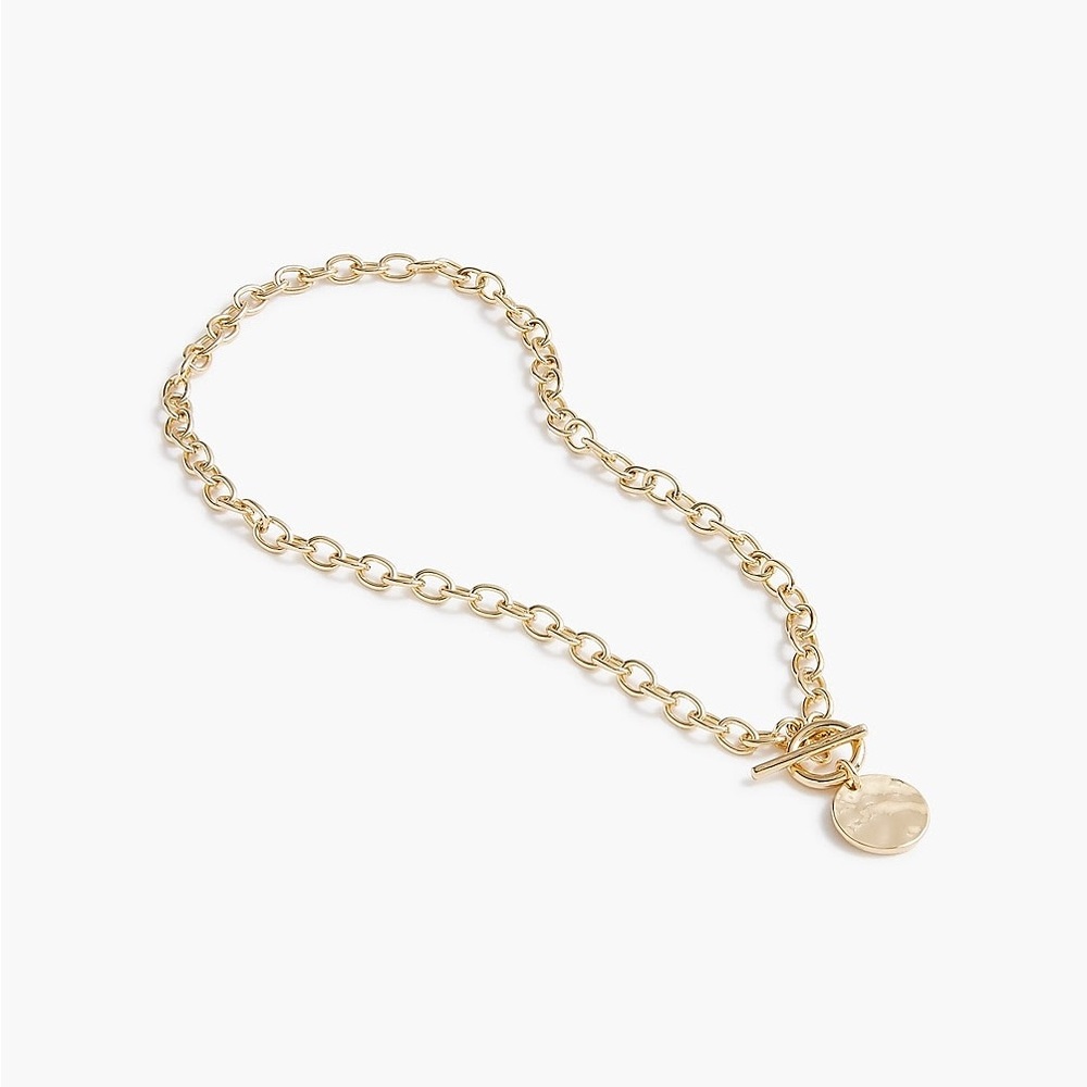 Gold Chain Necklace with Pendant
